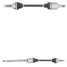 Front Cv Drive Axle Shafts For All Wheel Nissan Rogue 2021 2022 2023 2024. Fixed Price $399.00.