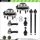 2004-2005 Ford F-150 Front Ball Joints & Tie Rod End With Wheel Hub Bearing. Fixed Price $145.91.