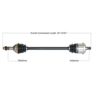 813-0359 Tytaneum Oe Replacement Cv Axle For Automotive Applications. Fixed Price $143.33.