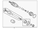 Genuine Toyota Axle Assembly 43410-0E531. Fixed Price $446.87.