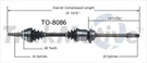 For Toyota Celica 00-05 Gts Fwd Front Pass Right Cv Axle Shaft Surtrack. Fixed Price $98.56.