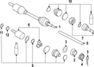 Genuine Nissan Boot Kit C9B41-5MP0A. Fixed Price $58.69.