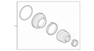 Genuine Mercedes-benz Cv Joint Boot Kit 223-350-86-25. Fixed Price $136.63.