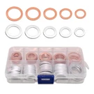 Dogary 100 Pcs Oil Drain Plug Gasket, Heat Resistant Coper Crush Washer Gold. Fixed Price $25.40.