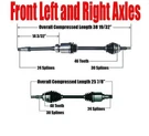 Ap 100% New Front Left & Right Complete Cv Shaft Axles For Lexus ES350 2007-2012. Fixed Price $315.00.