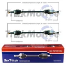 Surtrack Pair Set Of 2 Rear Axle Shafts For Pontiac Vibe Toyota Matrix Awd. Fixed Price $143.95.
