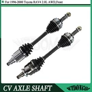 Front Cv Joint Axle Shaft Pair Set For Toyota RAV4 Base Sport Awd 1996-2000. Fixed Price $189.99.