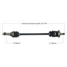 Tytaneum 813 0357 Oe Replacement Cv Axle. Fixed Price $66.40.