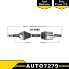 Front Left Cv Axle Shaft Fits 4WD 2004 2005 Chevy S10 Blazer Gmc Sonoma Exc. ZR2. Fixed Price $111.27.