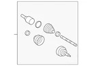 Genuine Ford Axle Assembly ML3Z-3A428-C. Fixed Price $188.33.