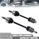 2PCS Front Cv Axle Shafts For Honda Accord 2008-14 Acura Tsx 2009-13 L4 2.4L Fwd. Fixed Price $97.10.