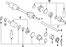 Genuine Nissan Boot Kit C9B41-5MP0A. Fixed Price $60.58.
