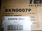 Rein Automotive Cv Boot Kit Volkswagen #1J0498201J BKN0007P. Fixed Price $22.50.