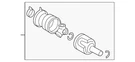 Genuine Mitsubishi Inner Joint Assembly 3817A018. Fixed Price $215.50.