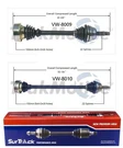 For Vw Corrado Golf Passat Fwd 1985-92 Pair Front Cv Axle Shafts Surtrack Set. Fixed Price $199.99.