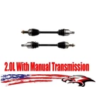 New Front Left & Right Manual Transmission Axles For Kia Soul 2.0L 2012-2013. Fixed Price $339.00.