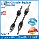 Oe Front Pair Left Right Cv Axle For 10-17 Chevy Equinox Gmc Terrain L4 2.4L Fwd. Fixed Price $164.94.