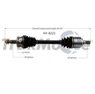 Surtrack HY-8221 Cv Axle Shaft. Fixed Price $121.12.