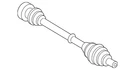 Genuine Audi Axle Assembly 3C0-407-271-AJ. Fixed Price $521.34.