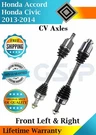 Gsp Oem Front Cv Axles For 2013-2014 Honda Accord/civic Lifetime Warranty. Fixed Price $254.01.