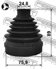 Febest 2015-2020 Hyundai Tucson Boot Inner Cv Joint Kit 2215-D9T. Fixed Price $49.00.