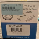 Empi 86-2342D Cv Boot Kit (nib). Fixed Price $15.30.