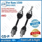 Oe Front Pair Left Right Cv Axle Shaft Set For 2012-25 Ram 1500 Classic 4WD. Fixed Price $351.94.