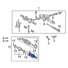 For Lexus LX470 1998-2007 0442760121 Front Right Outer Cv Joint Boot Kit. Fixed Price $98.67.