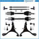 Front Lower Control Arm Suspension Kits + Cv Axle Shaft For 2002-2006 Honda Crv. Fixed Price $191.13.