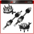 For Mercury Mountaineer 2006-2010 4WD 2X Front Cv Axle Shaft & Wheel Bearing Hub. Fixed Price $204.41.