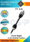 Gsp Oem Front Right Cv Axle For 2021-2023 Hyundai Santa 1.6L Lifetime Warran.. Fixed Price $156.06.