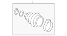 Genuine Audi Outer Boot 8K0-598-203. Fixed Price $79.69.