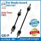 Oe Front Left Right Cv Axle Shaft Set For 2003-07 Honda Accord L4 2.4L Auto Fwd. Fixed Price $158.54.
