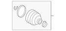 Genuine Mercedes-benz Cv Joint Boot Kit 254-330-90-01. Fixed Price $93.60.
