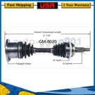 Trakmotive Front Left Cv Axle Joint For Chevrolet K1500 Suburban 1994 1993. Fixed Price $158.83.