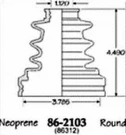 Inner Boot Kit Empi 86-2103D. Fixed Price $27.21.