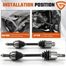 For 2007 2008 2009 10 11 12 2013 Mazda Auto Trans Front Pair Cv Axle Assembly. Fixed Price $109.99.