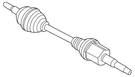 Genuine Ford Axle Assembly LX6Z-3B437-B. Fixed Price $264.16.