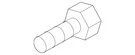 Genuine Volkswagen Shield Bolt N-101-705-12. Fixed Price $8.47.