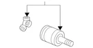 Genuine Honda Cv Joint 44310-SAB-900. Fixed Price $318.02.