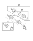Genuine Mopar 2014-2022 Ram Promaster City Front Half Shaft Boot Kit 68189928AA. Fixed Price $53.45.