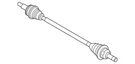 Genuine Mazda Axle Assembly RTA1-25-50XB. Fixed Price $425.89.