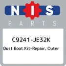 C9241-JE32K Nissan Dust Boot Kit-repair, Outer C9241JE32K, New Genuine Oem Part. Fixed Price $79.33.