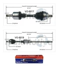 For Volvo C70 S70 V70 1999-2000 Fwd Pair Of Front Cv Axle Shafts Trakmotive Set. Fixed Price $202.95.