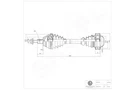 Skv Front Drive Shaft Left Right For Audi A3 Seat Leon Skoda Vw 03-22 3AB407271. Fixed Price $62.27.