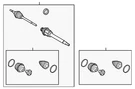 Genuine Ford Axle Assembly KV6Z-3B436-AD. Fixed Price $244.35.