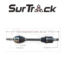 Surtrack MI-8177 Cv Axle Assembly For Constant Velocity Oe. Fixed Price $107.32.