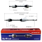 Surtrack Pair Set Front Cv Axle Shafts For Toyota Sienna 2004-10 Auto Fwd. Fixed Price $173.95.