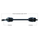 Tytaneum Rear Left Right Cv Axle 813-0356. Fixed Price $68.92.