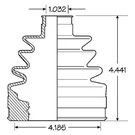 Empi Cv Joint Boot Kit. Fixed Price $21.23.
